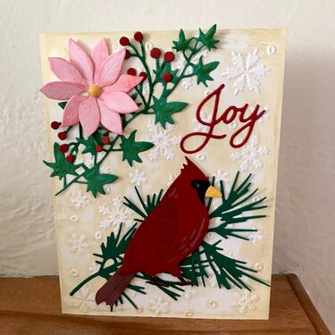 Christmas Joy Cardinal card