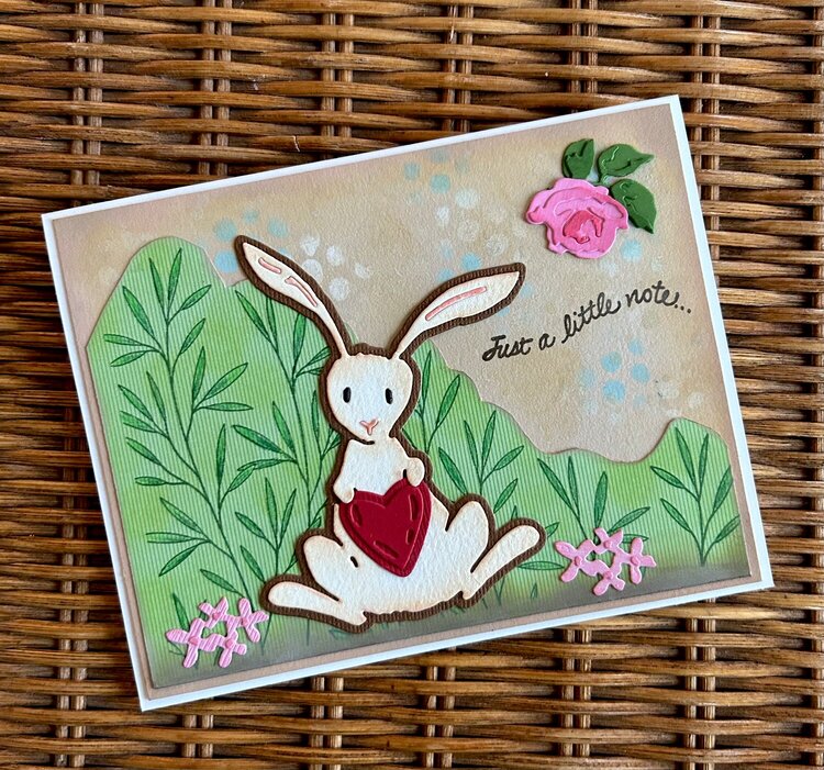 Just a little note... Bunny Card
