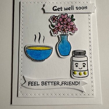 Cards for Kindness Feel Better Friend