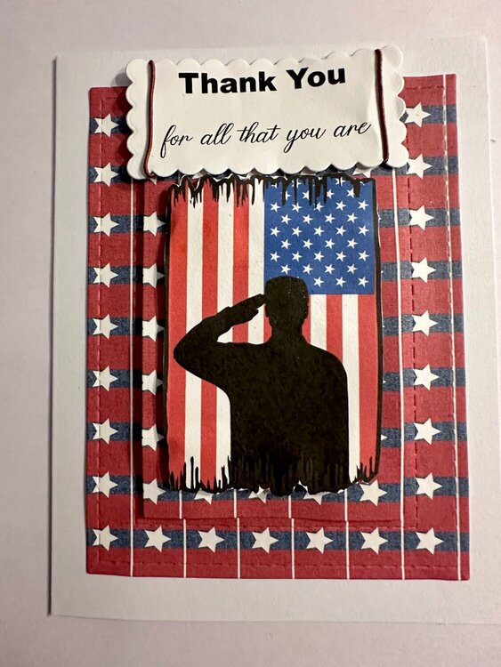 # Cards for kindness Thank You Military