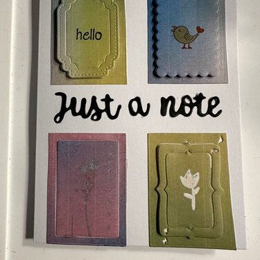#Cards for Kindness.  Hello...just a note