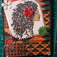 Afrocentric Holiday card