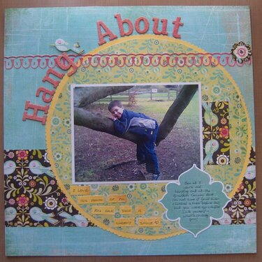 Hang About Layout by Gorgeous Crafts