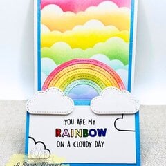 Rainbow Easel Card