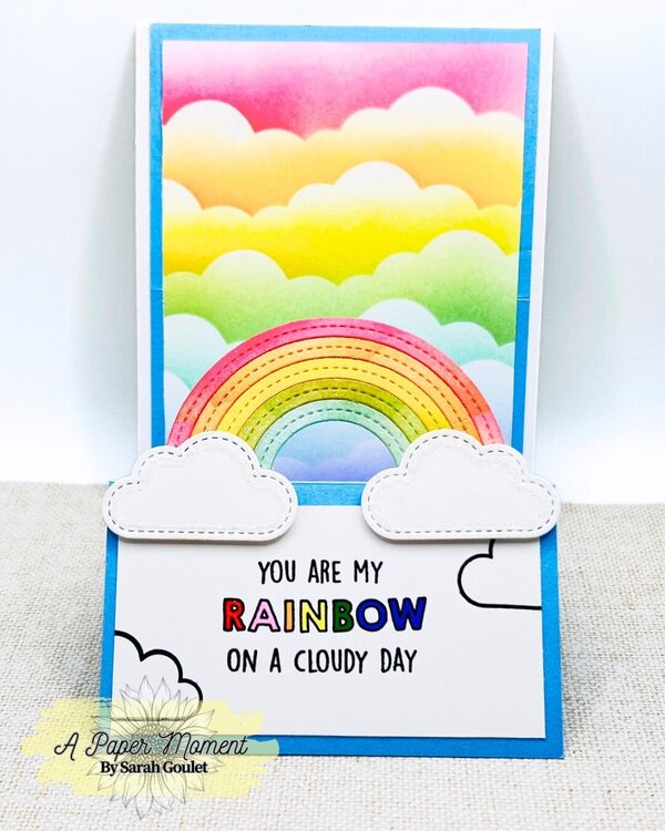 Rainbow Easel Card