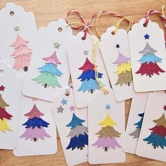 Glitter Christmas Trees