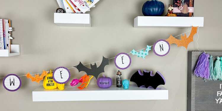 Halloween Bats Banner