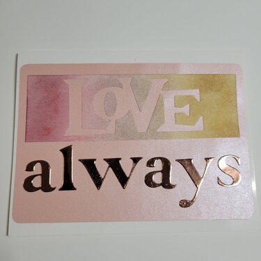 Love always Card