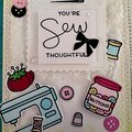 Sew thoughtful card