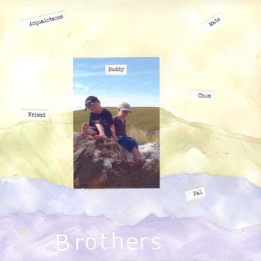 Brothers Page one