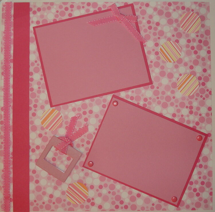 Pre-made pink page