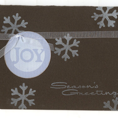 JOY card--for emilyb&#039;s card swap