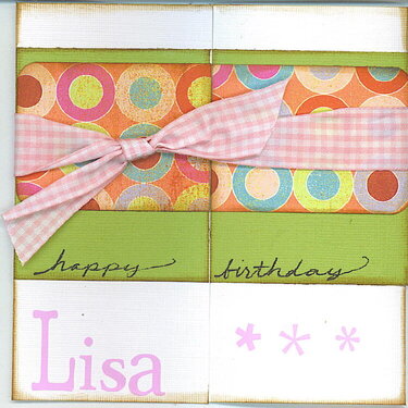 Happy Birthday LISA!!!!!
