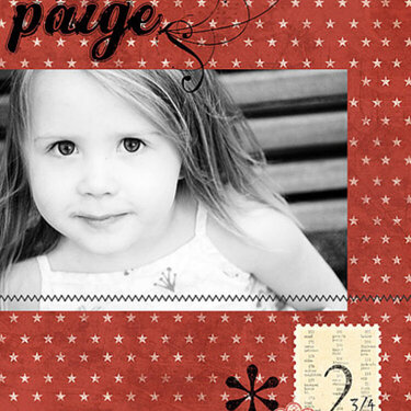 Paige at 2 and 3/4