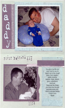 1st Fathers Day Card (inside)