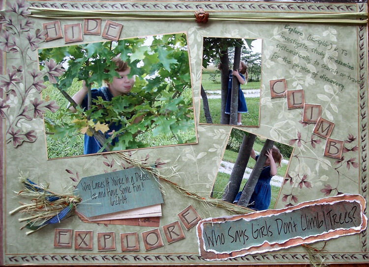 Who Says Girls Don&#039;t Climb Trees?