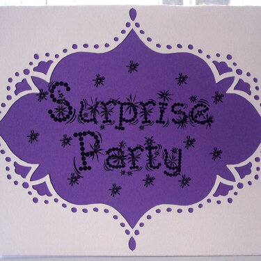 Surprise Party Card