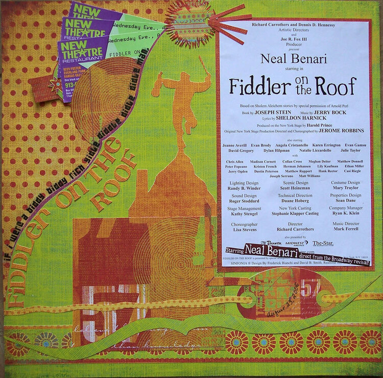 Fiddler on the Roof Program