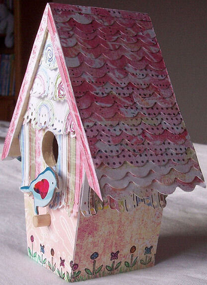 Bird House  Altered Spring Project - front