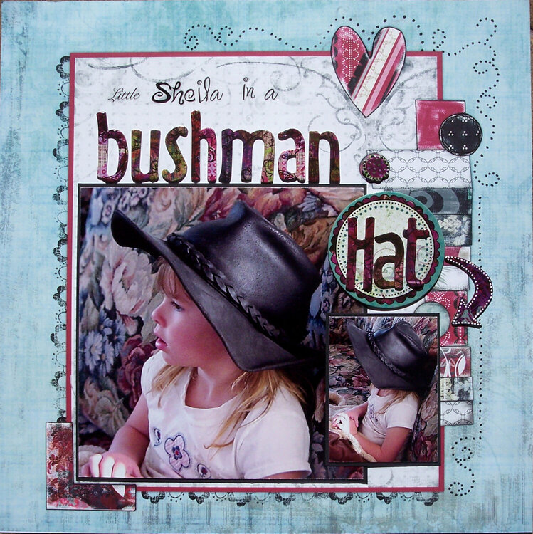 Little Sheila in a Bushman Hat