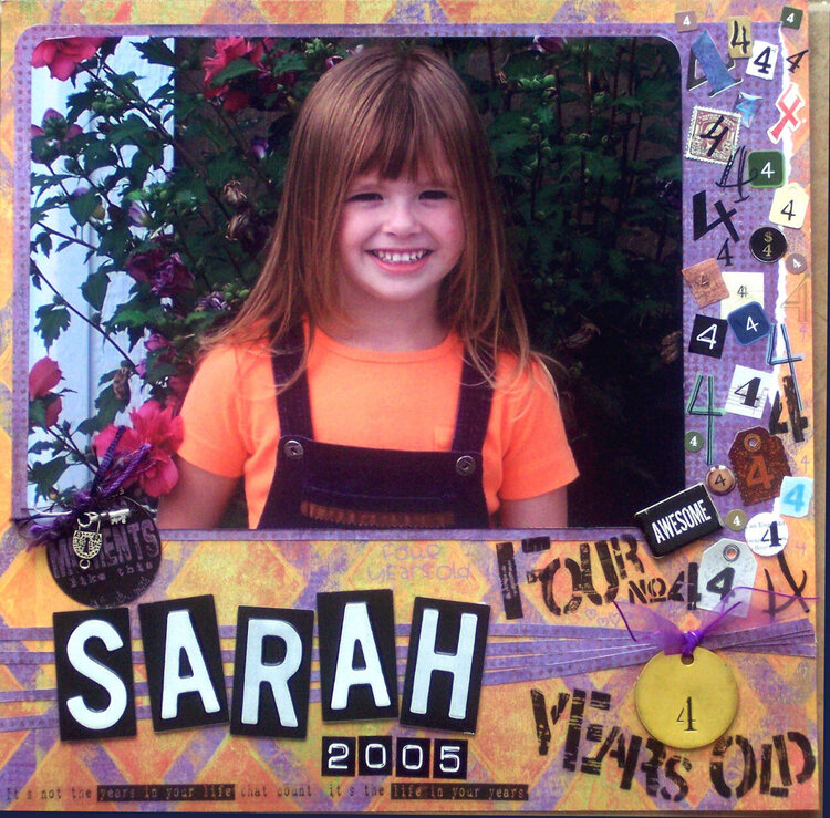 Sarah - 4 years old
