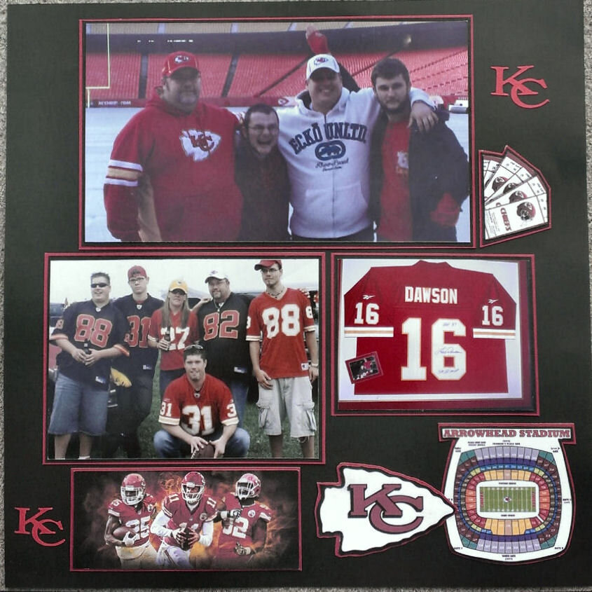 Kansas City Chiefs - Project Idea - Scrapbook.com