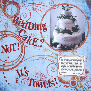 Wedding Cake?  NOT!