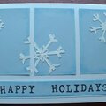 snowflake card