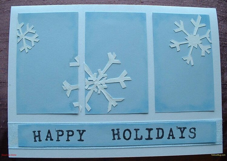 snowflake card