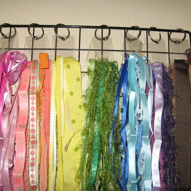 ribbon storage-close up