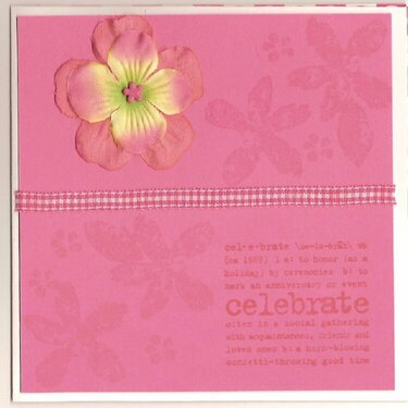 Floral Female Birthday Card