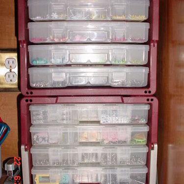 Embellishments Storage Containers