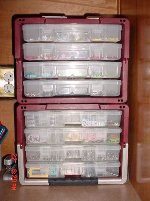 Embellishments Storage Containers