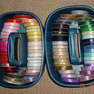 Storage Containers for Ribbon