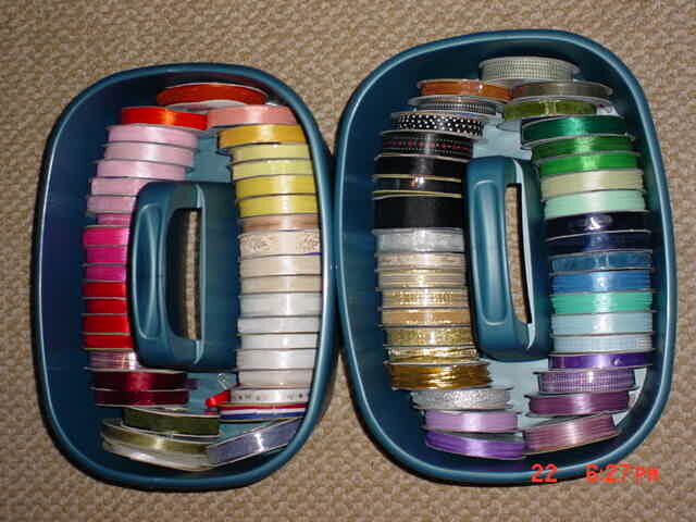Storage Containers for Ribbon