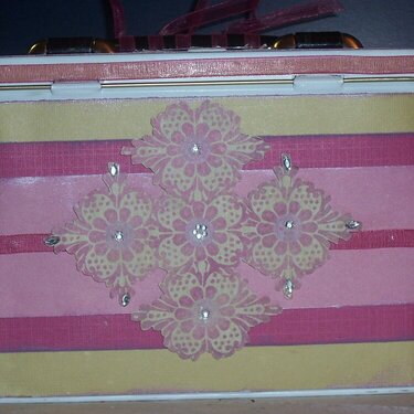 Back side of recipe box