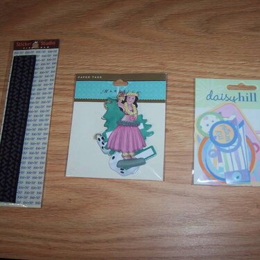 Tire Tread, Marcella by Kay Fresh Air tags and Daisy Hill tags