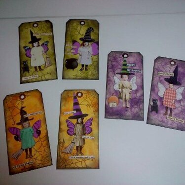 Altered Halloween tags...