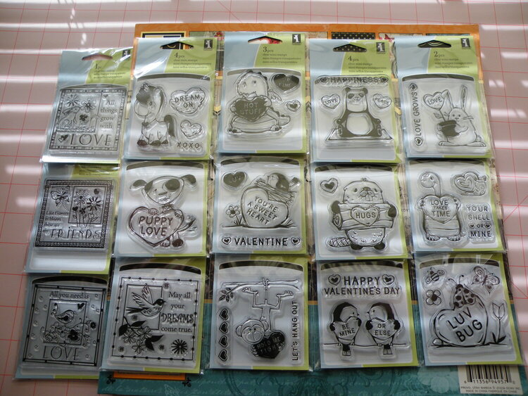 New Valentine&#039;s/ Spring stamps from Joann&#039;s