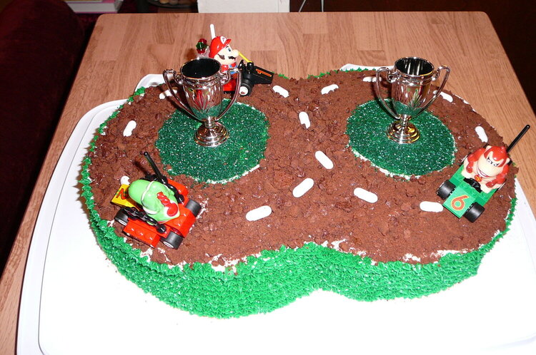 Mario Kart Racing cake:)