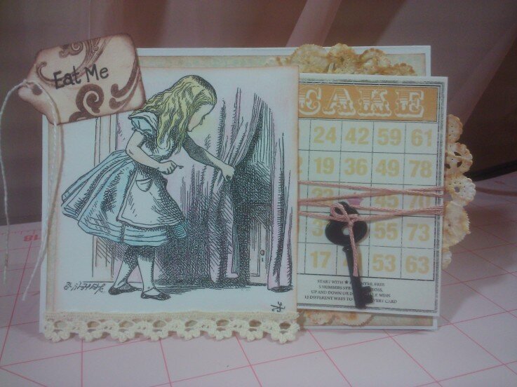 Alice in Wonderland card