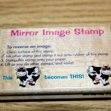 Mirror Image Stamp