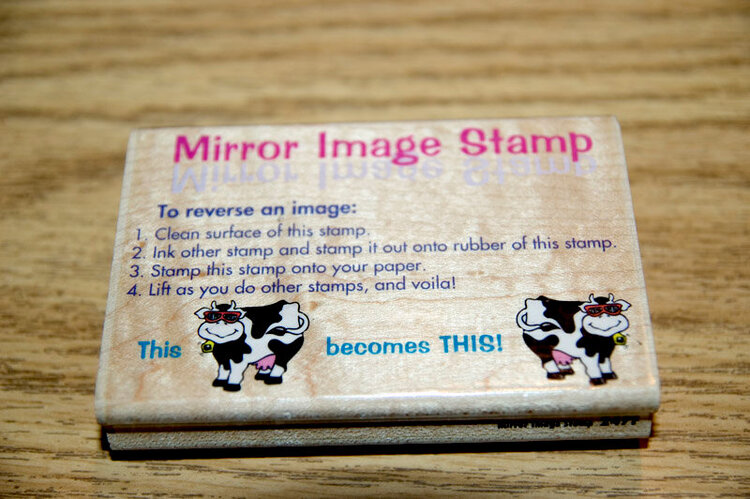 Mirror Image Stamp