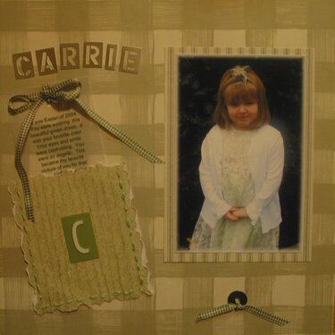 Carrie...The Lost Photograph