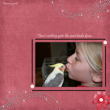 Birdie kisses