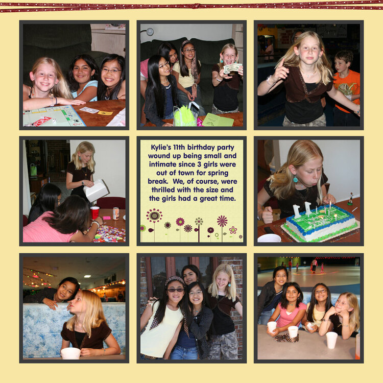 Kylie&#039;s birthday party