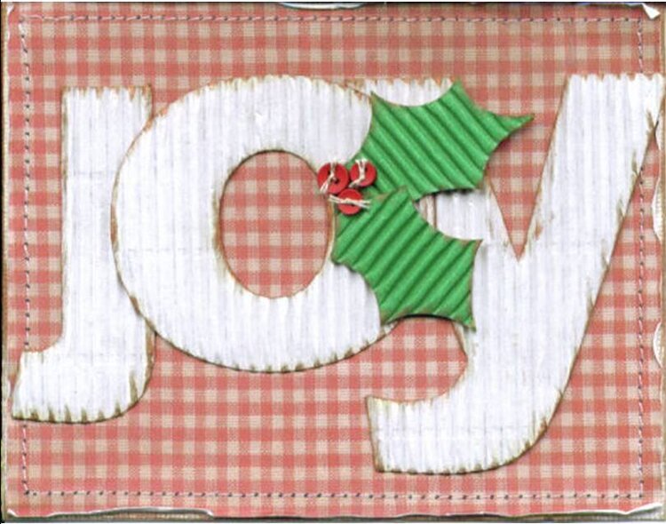 Joy- Christmas Card