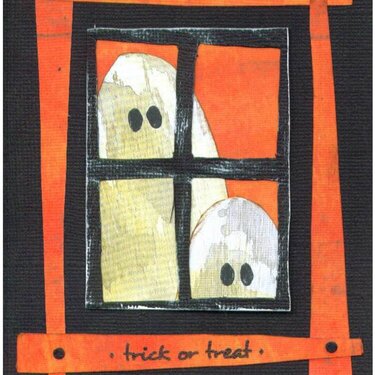 Ghosts in the Window Card