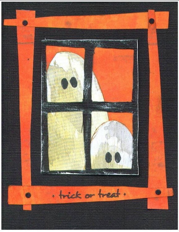 Ghosts in the Window Card