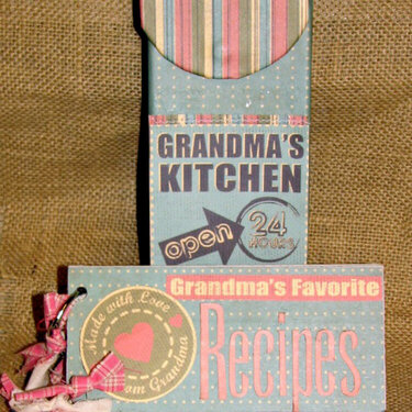 Grandma&#039;s Kitchen Recipe Box- Rusty Pickle